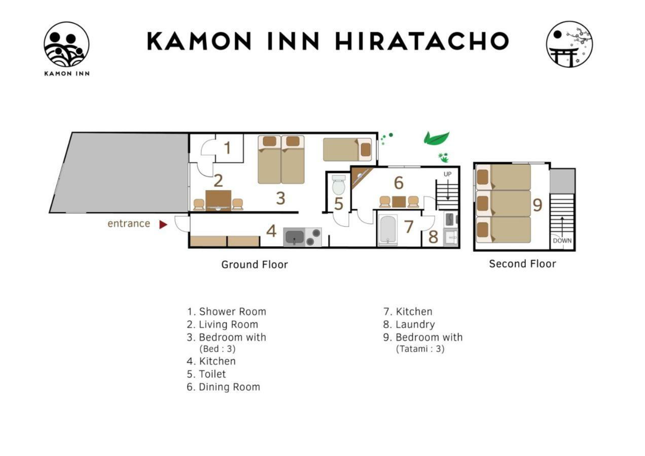 カモンイン 平田町 Kiotó Kültér fotó